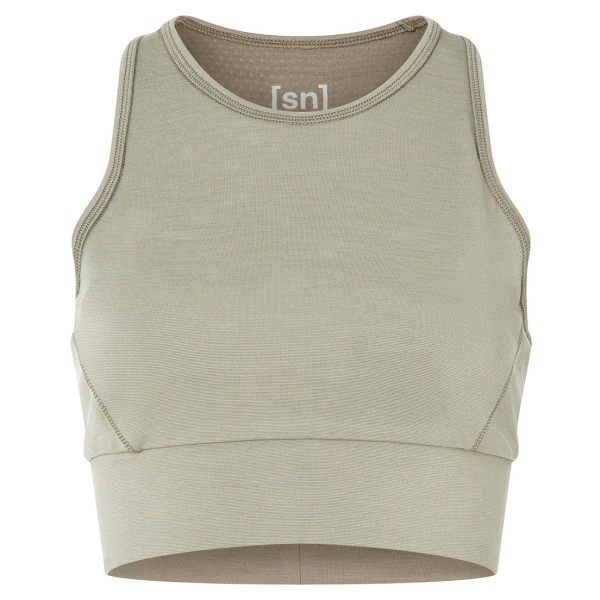 super.natural - Women's Liquid Flow Top - Sport-BH Gr 42 - XL grau von super.natural