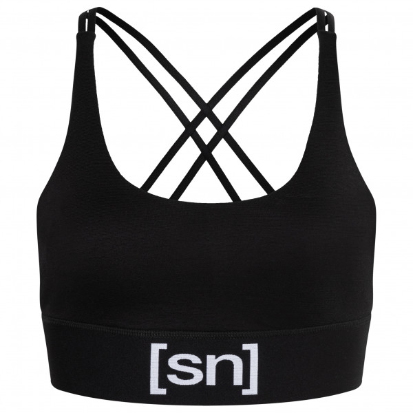 super.natural - Women's Super Top - Sport-BH Gr 36 - S schwarz von super.natural