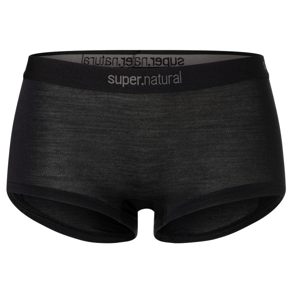 super.natural - Women's Tundra 175 Boyfriend Hipster - Unterhose Gr XS schwarz von super.natural