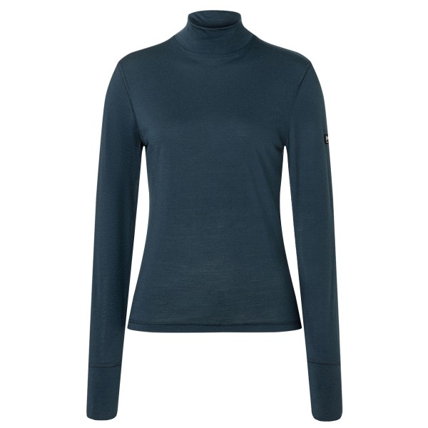 super.natural - Women's Tundra 175 Turtleneck - Longsleeve Gr 36 - S blau von super.natural