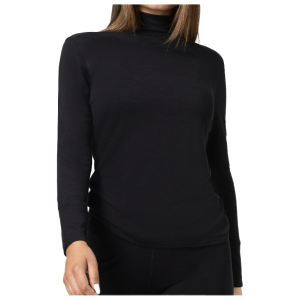 super.natural - Women's Tundra 175 Turtleneck - Longsleeve Gr 36 - S schwarz von super.natural