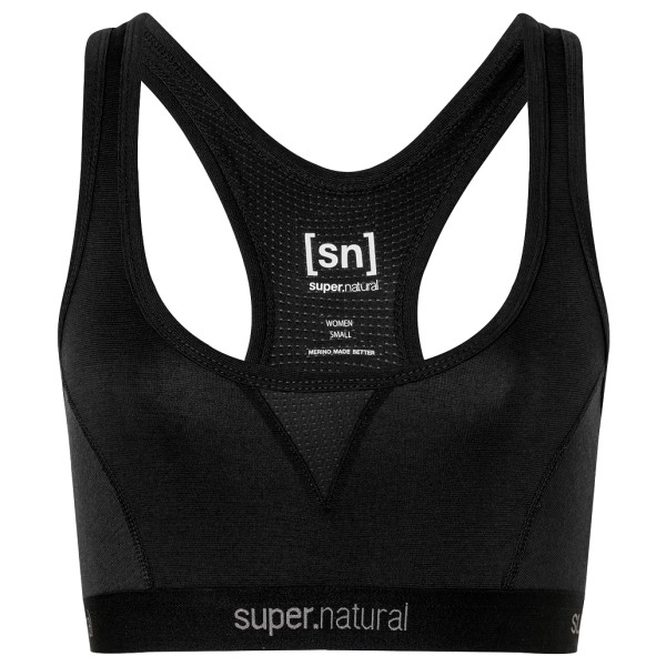 super.natural - Women's Tundra 220 Semplice Bra - Sport-BH Gr 40 - L schwarz von super.natural