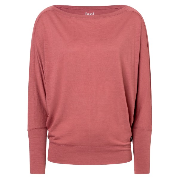super.natural - Women's Womens Kula Top - Merinopullover Gr L;M;S;XL;XS blau;grau;schwarz;weiß von super.natural