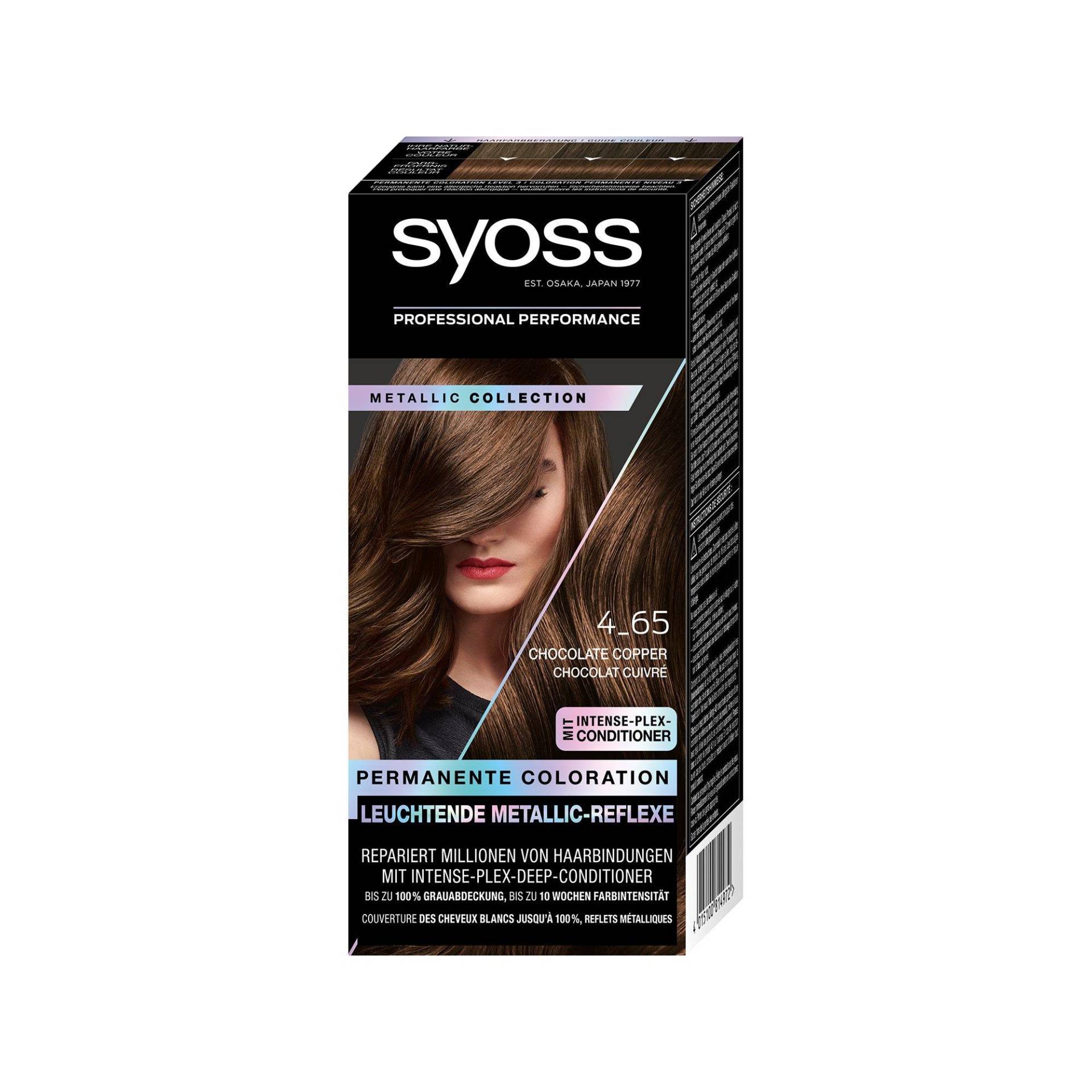 Color Coloration Metallic Collection Damen - Chocolate Copper von syoss