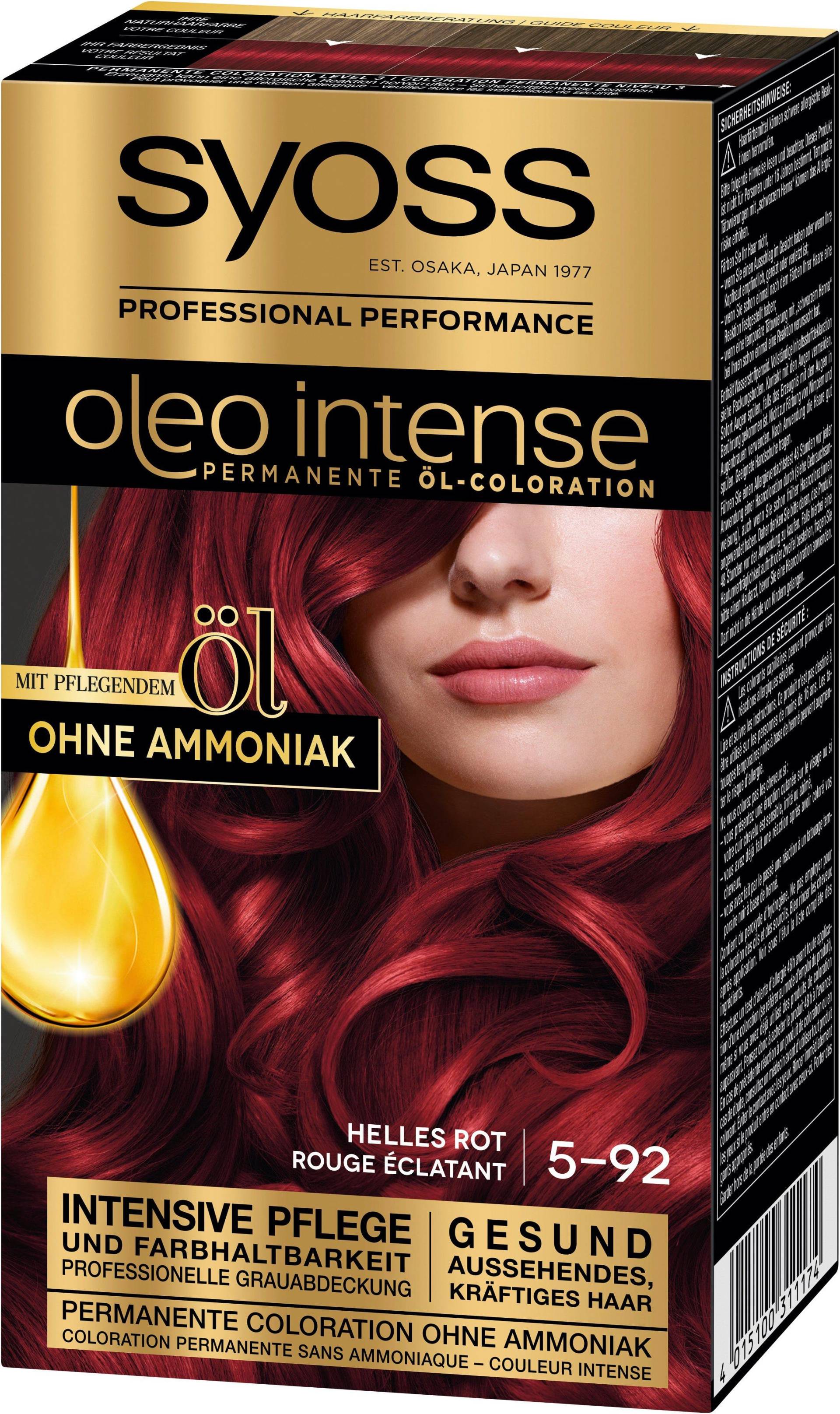 Oleo Intense 5-92 Helles Rot Damen Helles Rot - 115ML von syoss