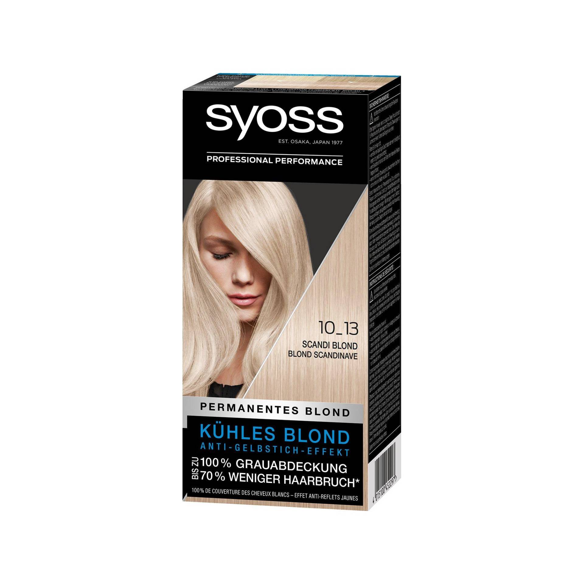 Permanente Coloration Damen _ Scandi Blond von syoss