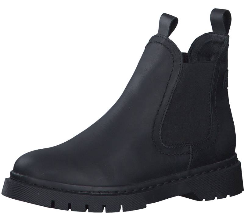 Tamaris Chelseaboots, Blockabsatz, Schlupfboots, Stiefelette mit zwei Anziehlaschen von tamaris