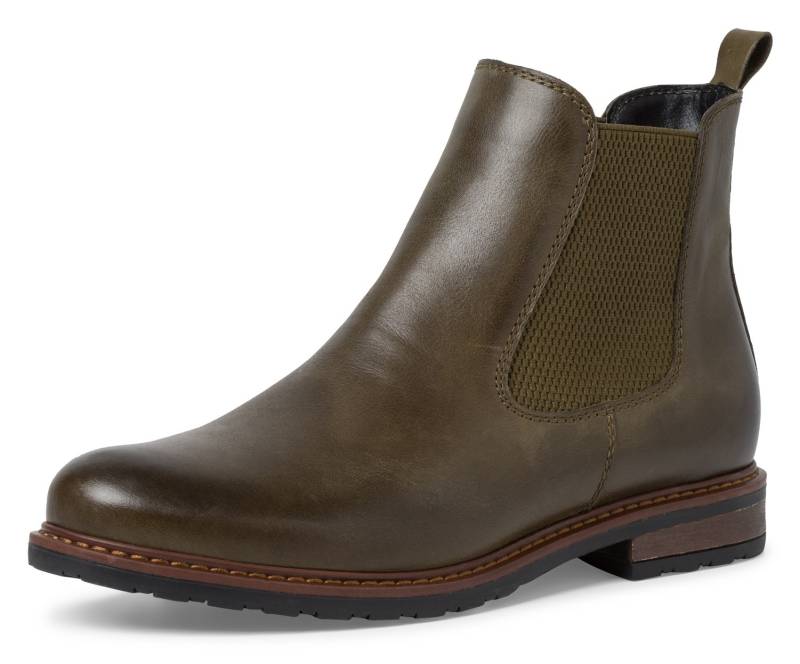 Tamaris Chelseaboots,Blockabsatz,Businessschuh,Bequemschuh, klassischer Look, schmale Form von tamaris