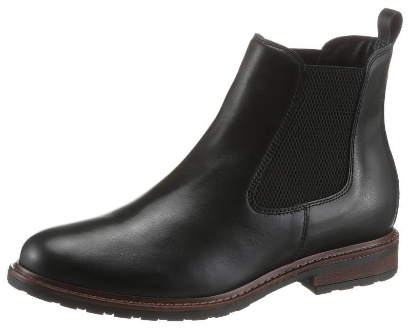 Tamaris Chelseaboots,Blockabsatz,Businessschuh,Bequemschuh, klassischer Look, schmale Form von tamaris