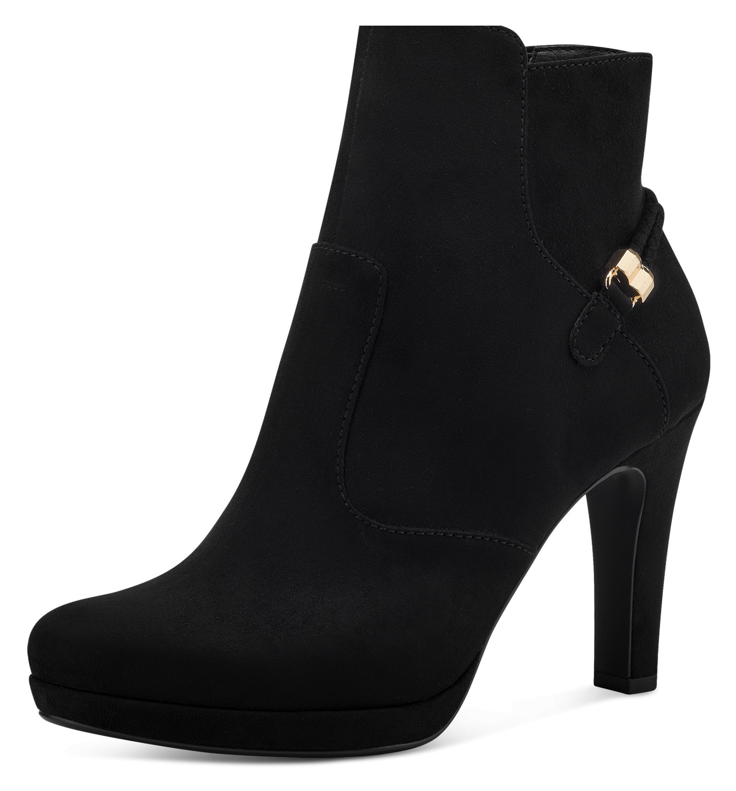 Tamaris High-Heel-Stiefelette, mit Schmuckelement an der Ferse von tamaris