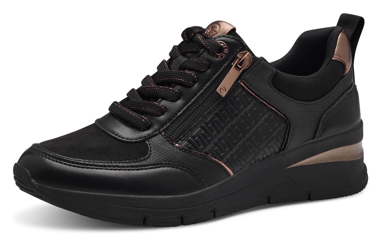 Tamaris Keilsneaker, Freizeitschuh, Halbschuh, Schnürschuh mit Aussenreissverschluss Tamaris Keilsneaker, Freizeitschuh, Halbschuh, Schnürschuh mit Aussenreissverschluss von tamaris