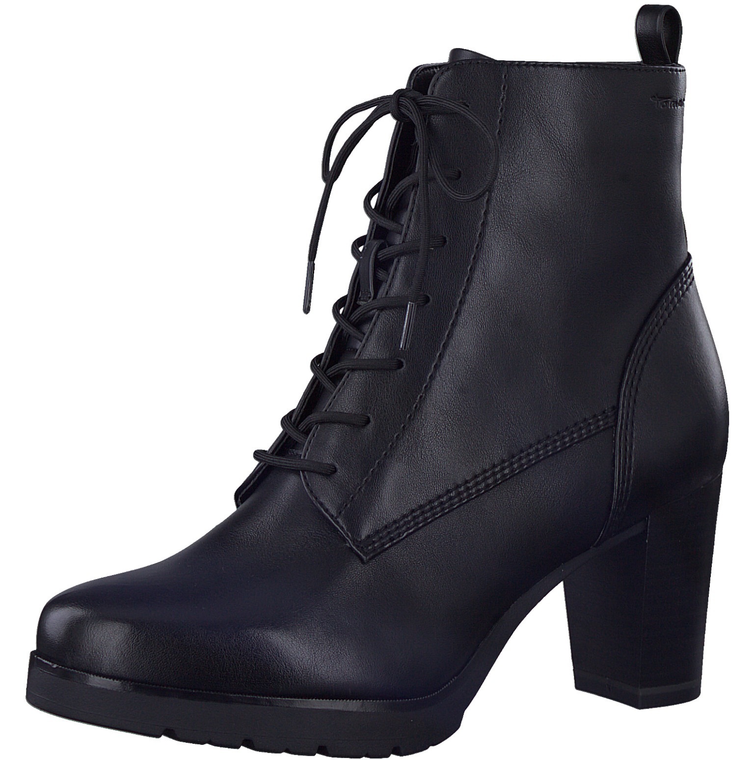 Tamaris Schnürstiefelette, Trichterabsatz, Stiefelette, Businessmode in veganer Verarbeitung Tamaris Schnürstiefelette, Trichterabsatz, Stiefelette, Businessmode in veganer Verarbeitung von tamaris