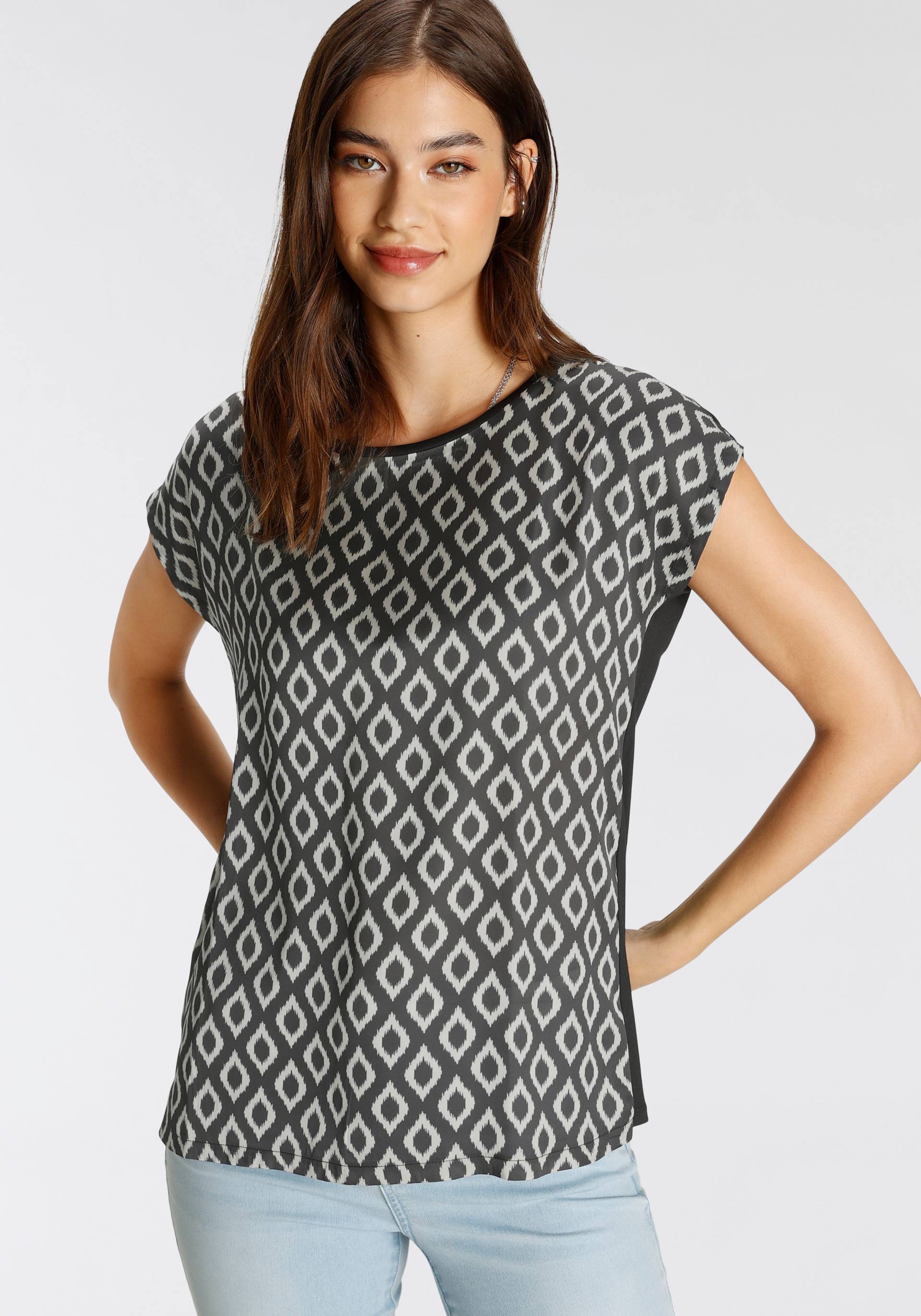 Tamaris Shirtbluse, mit trendigem Print von tamaris