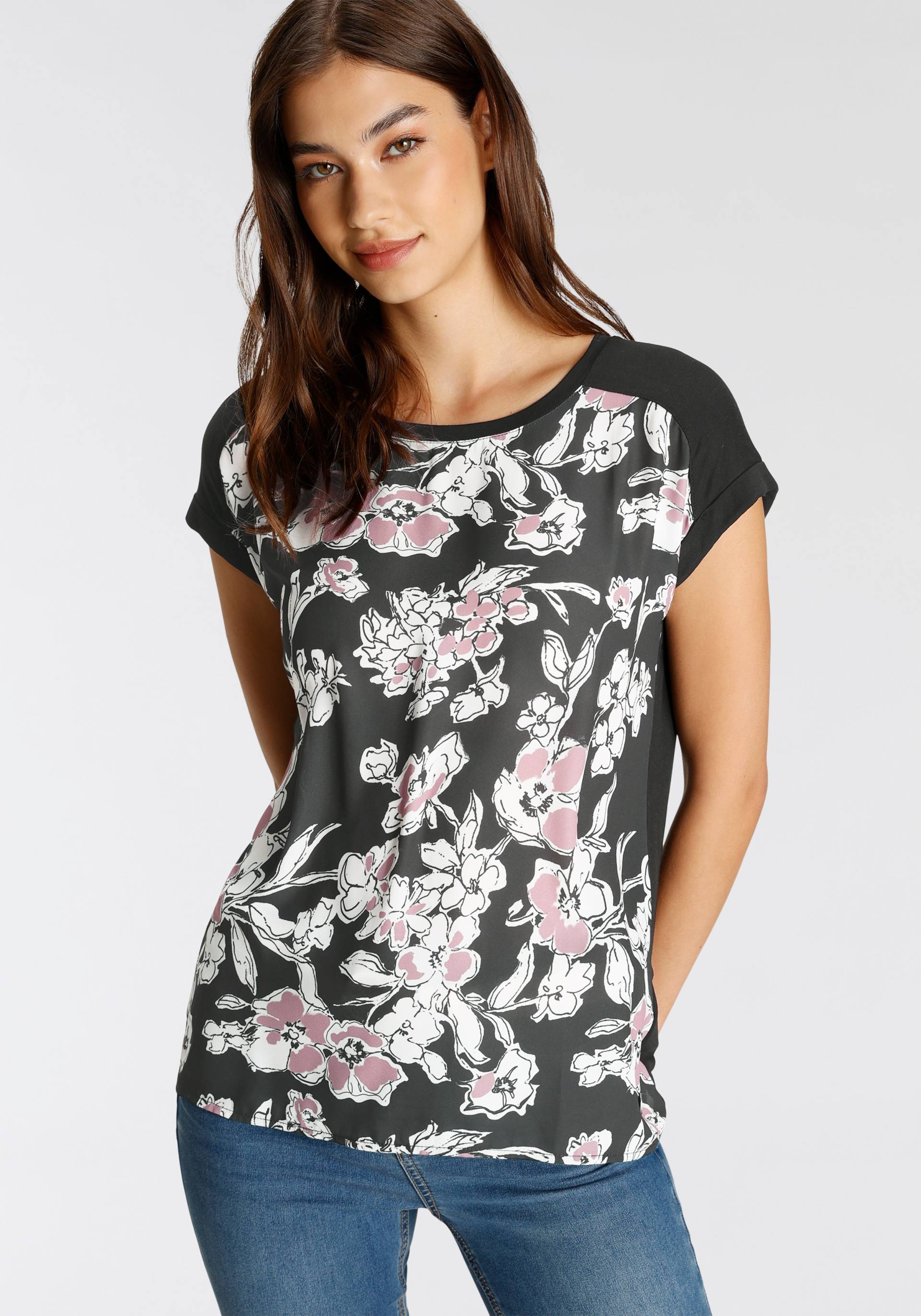 Tamaris Shirtbluse, mit modischen Allover-Print - NEUE KOLLEKTION Tamaris Shirtbluse, mit modischen Allover-Print - NEUE KOLLEKTION von tamaris