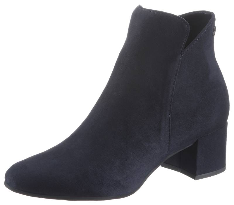 Tamaris Stiefelette, Blockabsatz, Ankleboots, Abendschuh in veganer Verarbeitung von tamaris