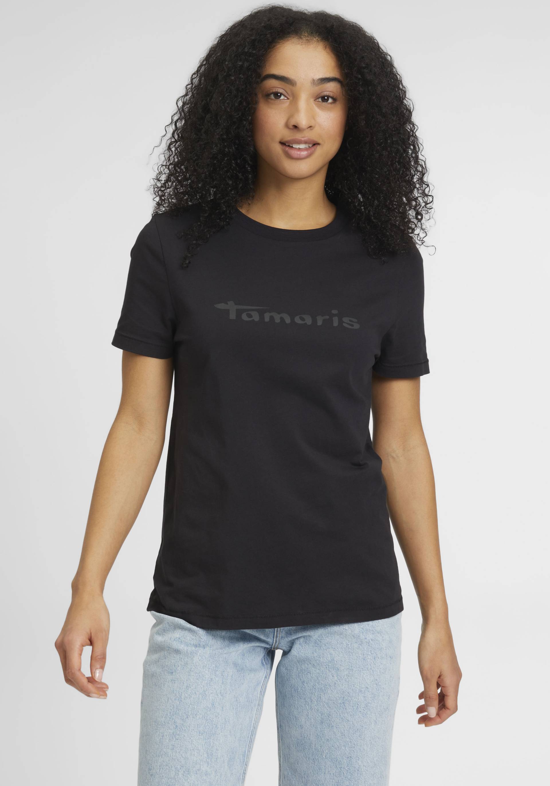 Tamaris T-Shirt, mit Rundhalsausschnitt - NEUE KOLLEKTION von tamaris