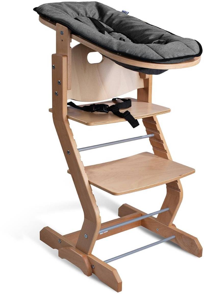 tiSsi® Hochstuhlaufsatz »natur-anthrazit« bis, 1 kg, für tiSsi® Hochstuhl; Made in Europe von tiSsi®