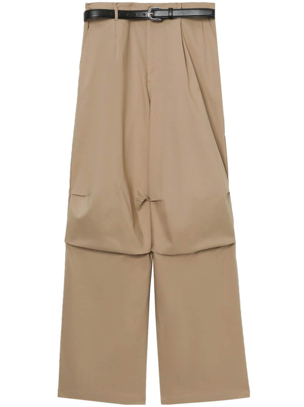 tout a coup belted wide-leg trousers - Neutrals von tout a coup