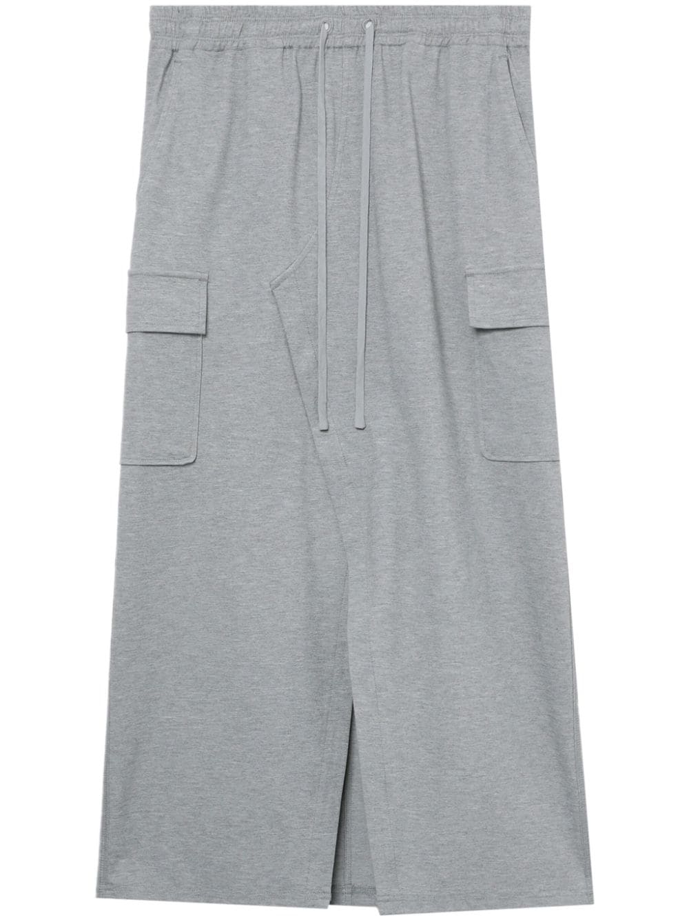 tout a coup elasticated-waist midi skirt - Grey von tout a coup