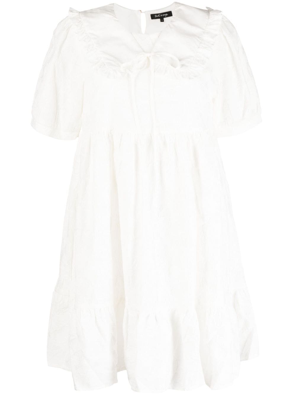 tout a coup lace Peter Pan-collar dress - White von tout a coup