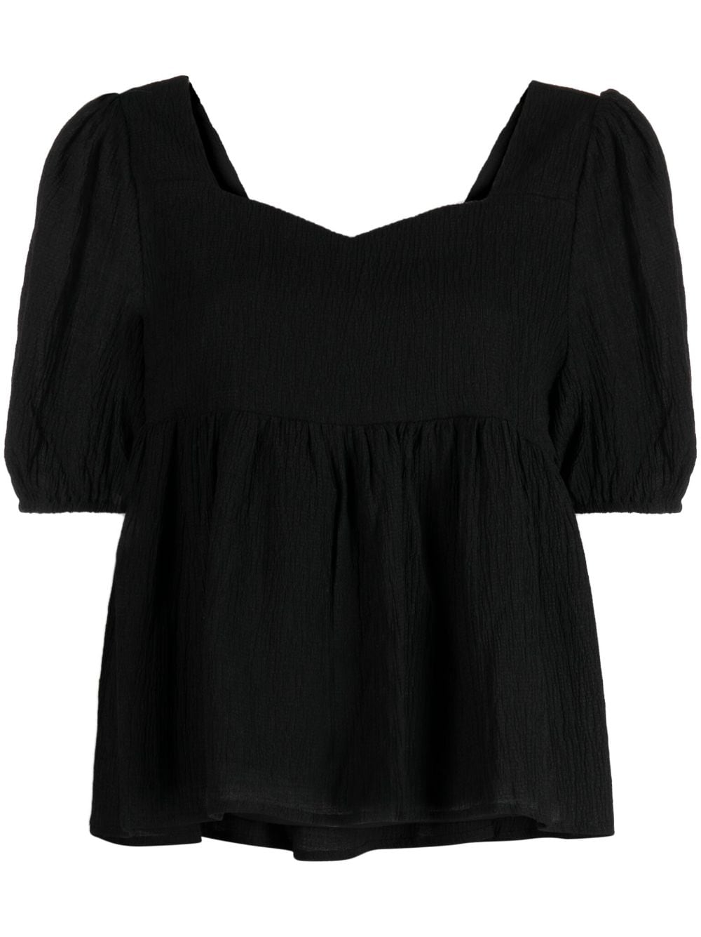 tout a coup tie-fastening blouse - Black