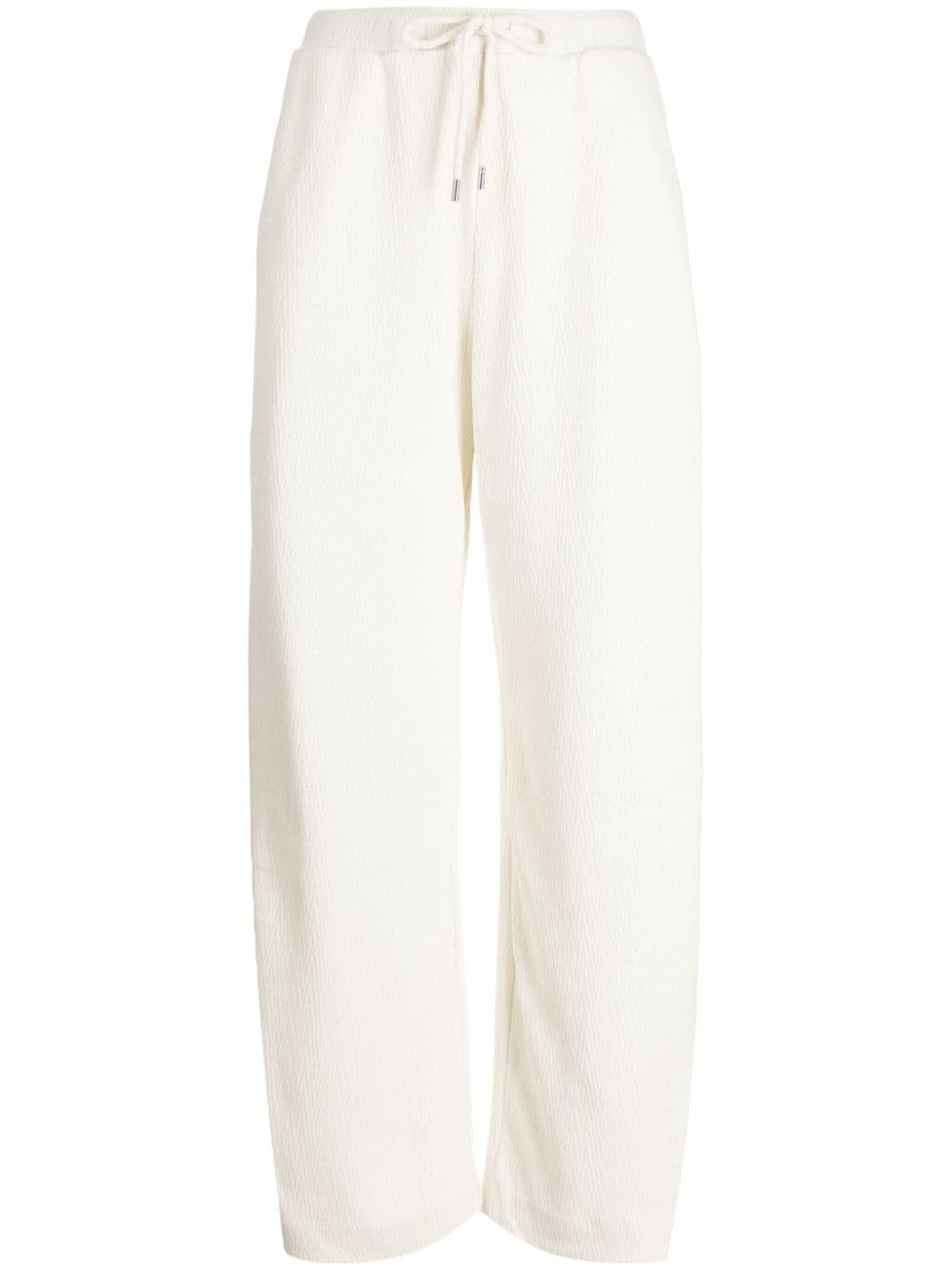 tout a coup wide-leg track pants - Neutrals von tout a coup