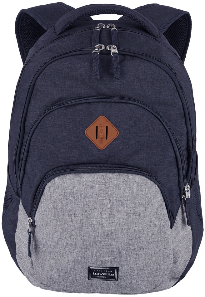 travelite Laptoprucksack »BASICS Melange«, Freizeitrucksack Arbeitsrucksack Schulrucksack Reiserucksack von travelite
