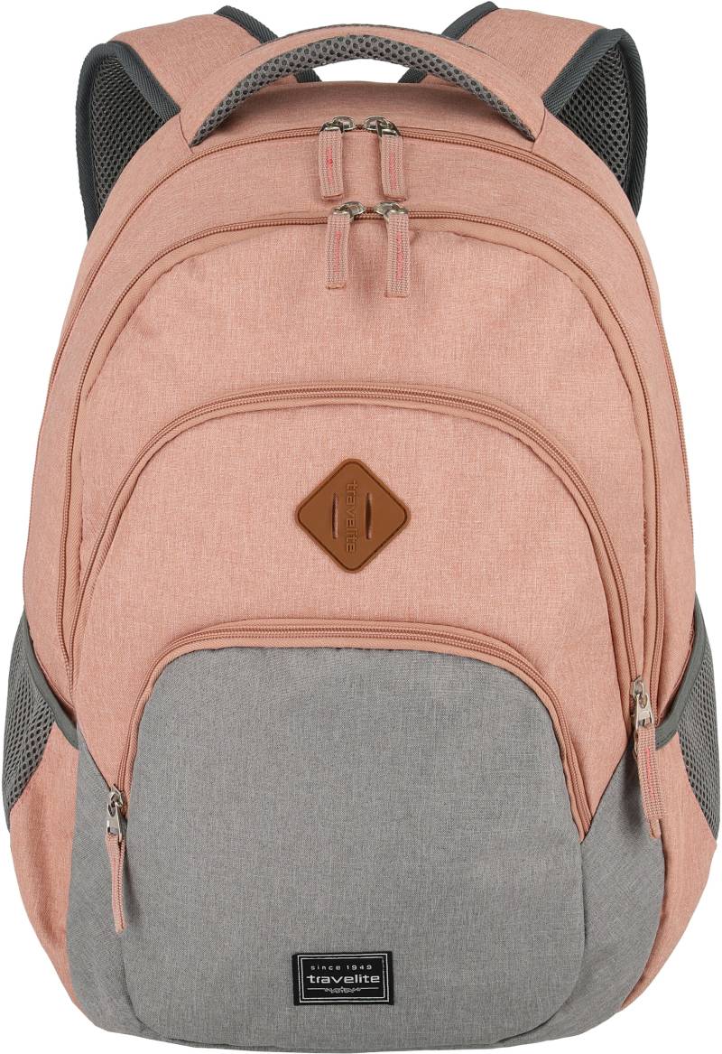 travelite Laptoprucksack »BASICS Melange«, Freizeitrucksack Arbeitsrucksack Schulrucksack Reiserucksack von travelite