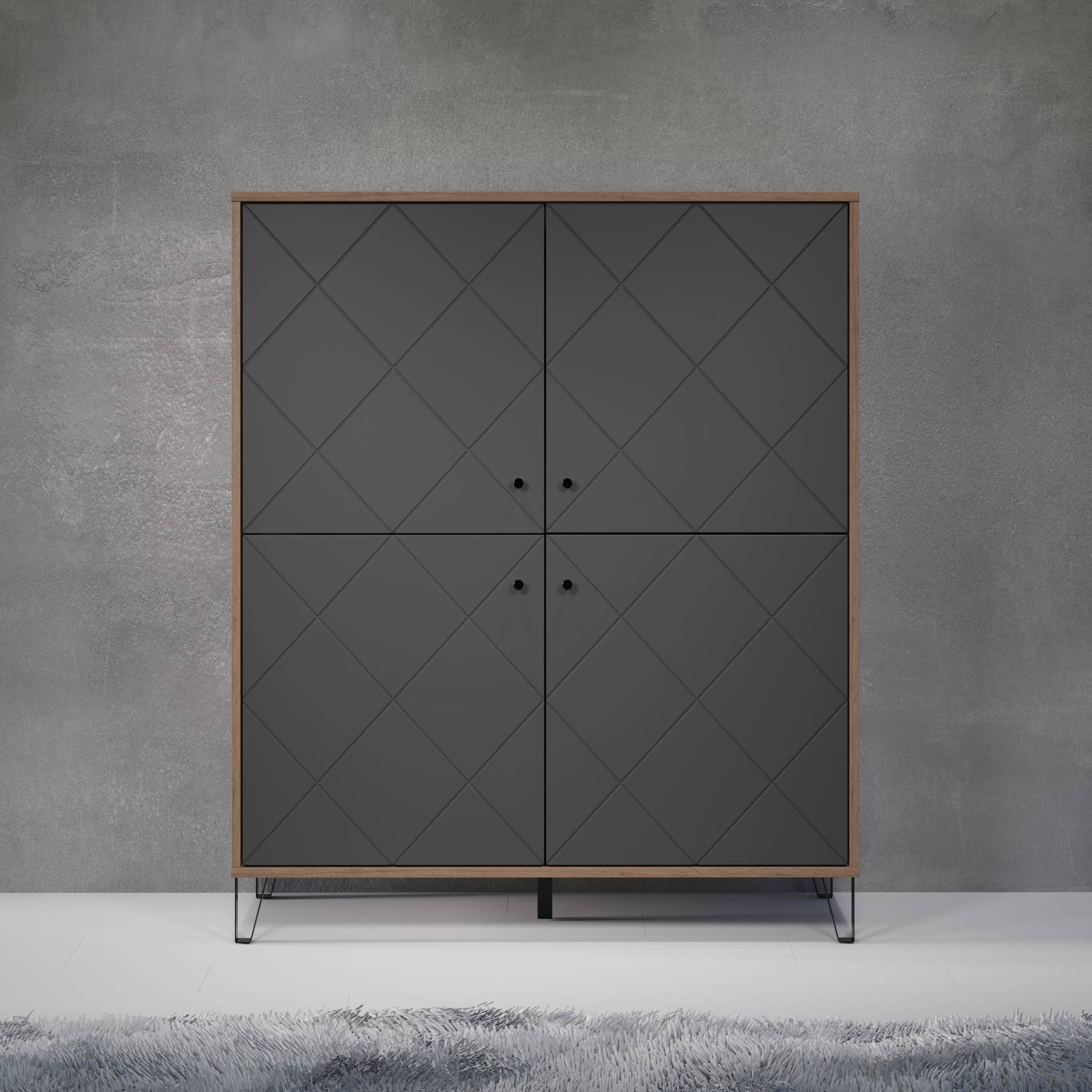 Places of Style Highboard »Molveno«, (1 St.) von PLACES OF STYLE