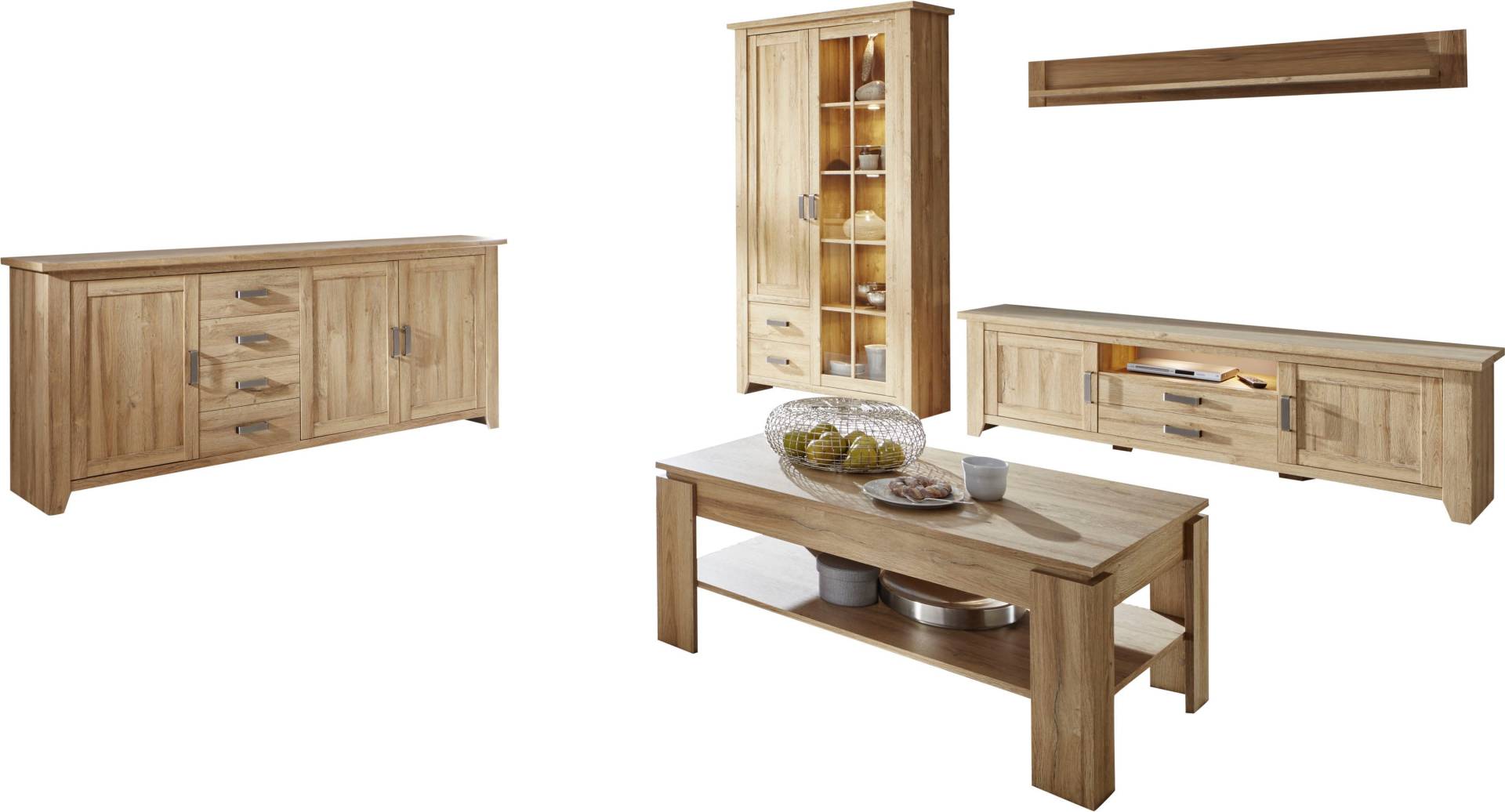trendteam Wandboard »Canyon«, Wandregal, Wandboard, Breite 167 cm, Höhe 23 cm, braun, matt trendteam Wandboard »Canyon«, Wandregal, Wandboard, Breite 167 cm, Höhe 23 cm, braun, matt von trendteam