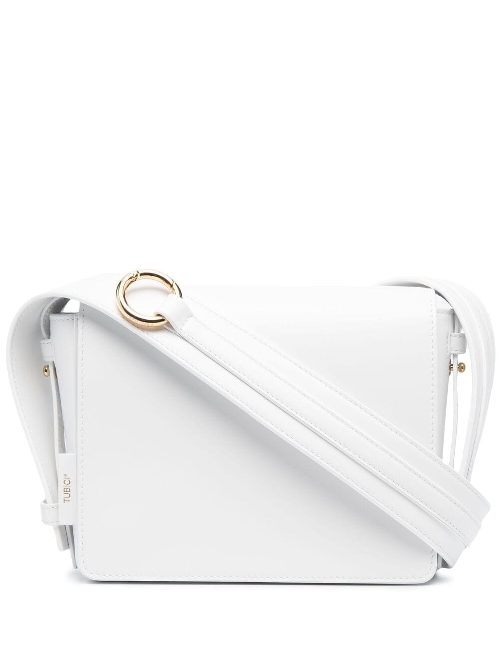 tubici foldover top crossbody bag - White von tubici