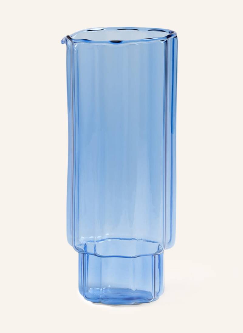 &K Amsterdam Karaffe Bloom blau von &k amsterdam