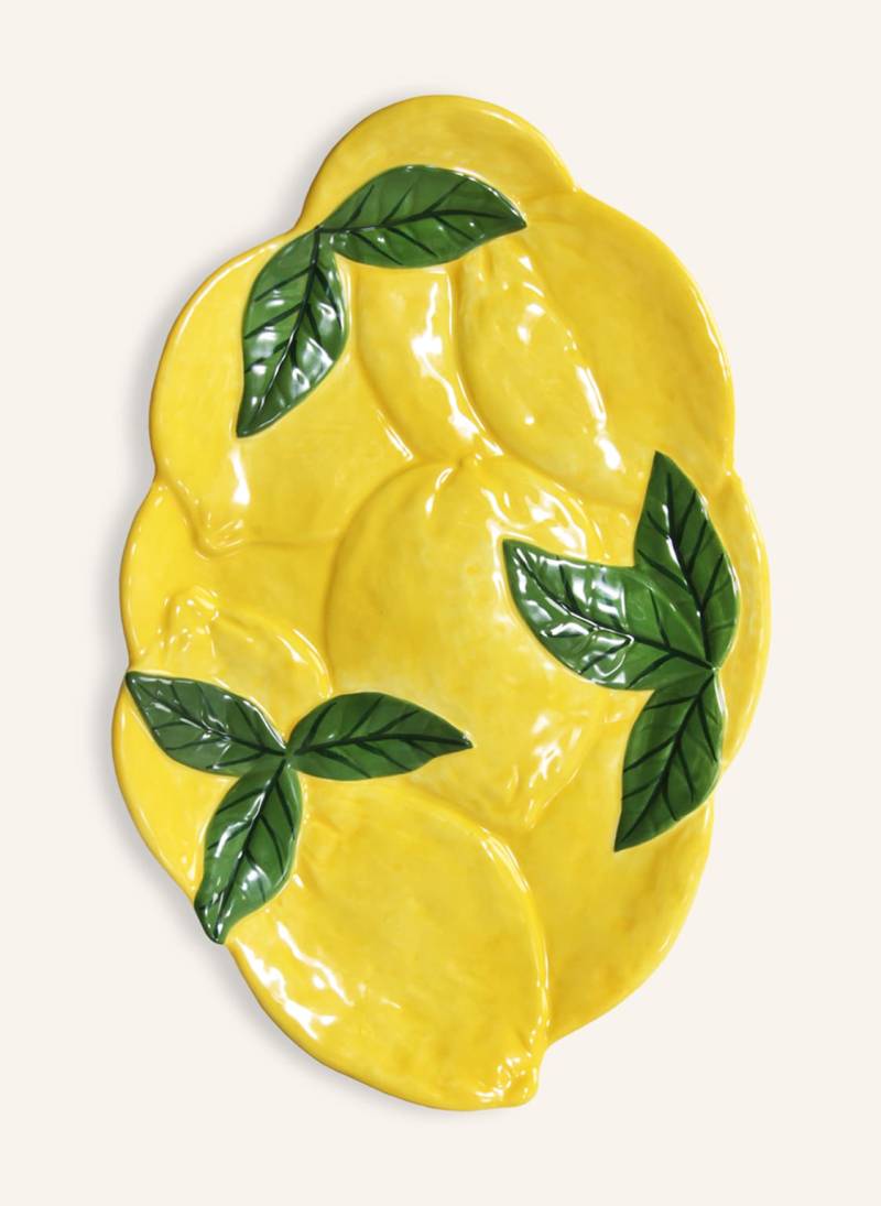 &K Amsterdam Servierplatte Lemon gelb von &k amsterdam