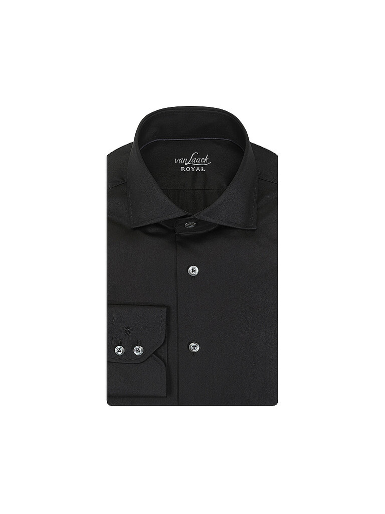VAN LAACK Hemd Tailor Fit schwarz | 38 von van Laack