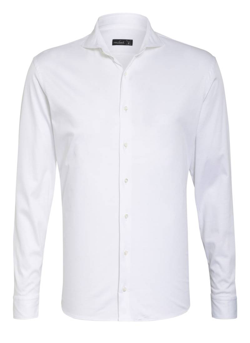 Van Laack Jerseyhemd Slim Fit weiss von van Laack