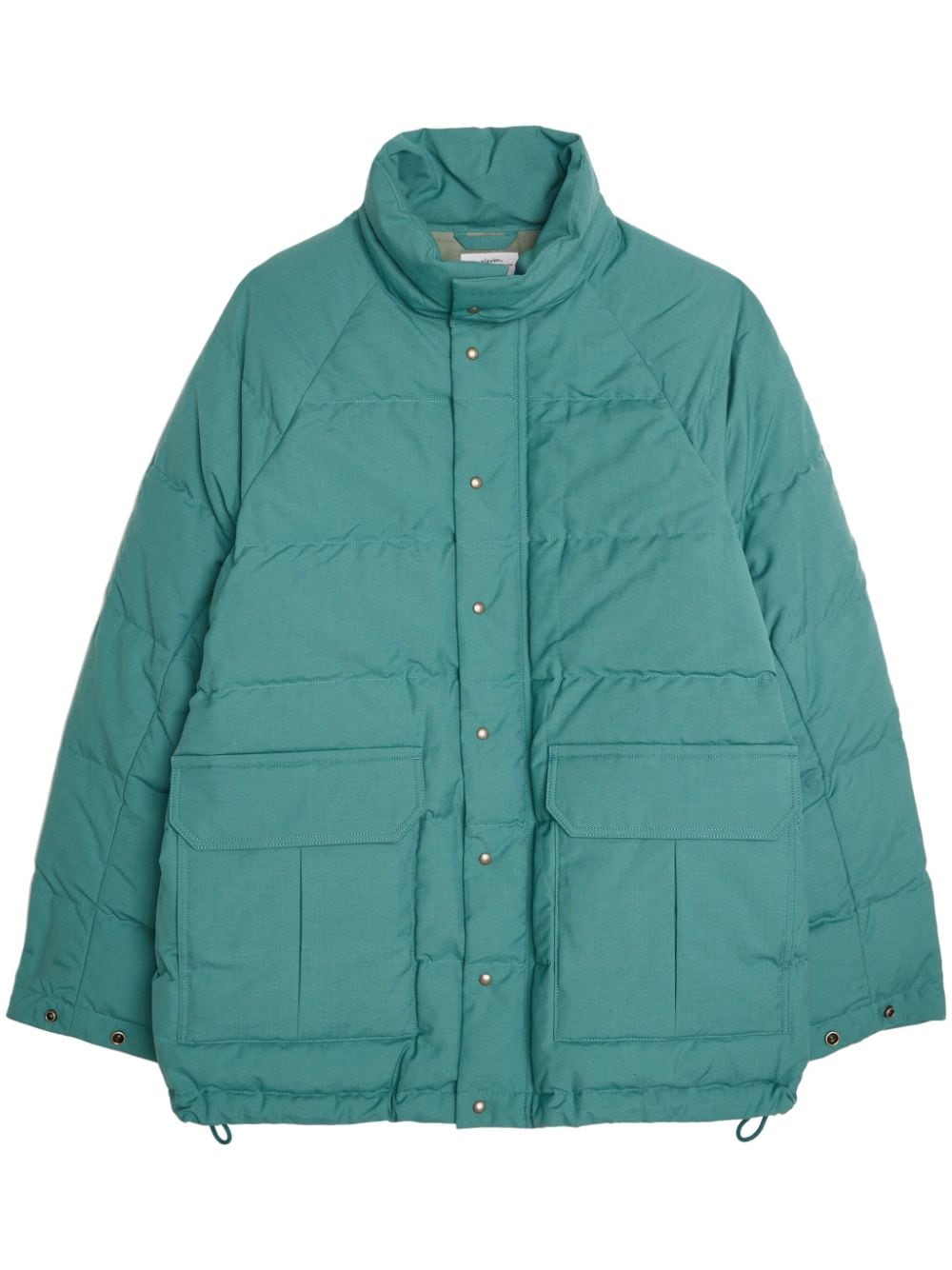 visvim Lumer wool-linen puffer jacket - Green von visvim