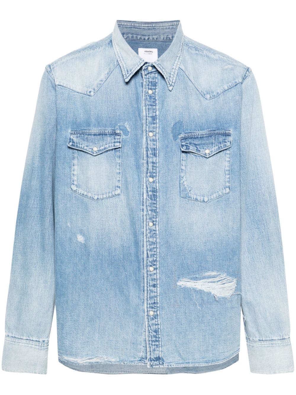 visvim Social Sculp denim shirt - Blue von visvim