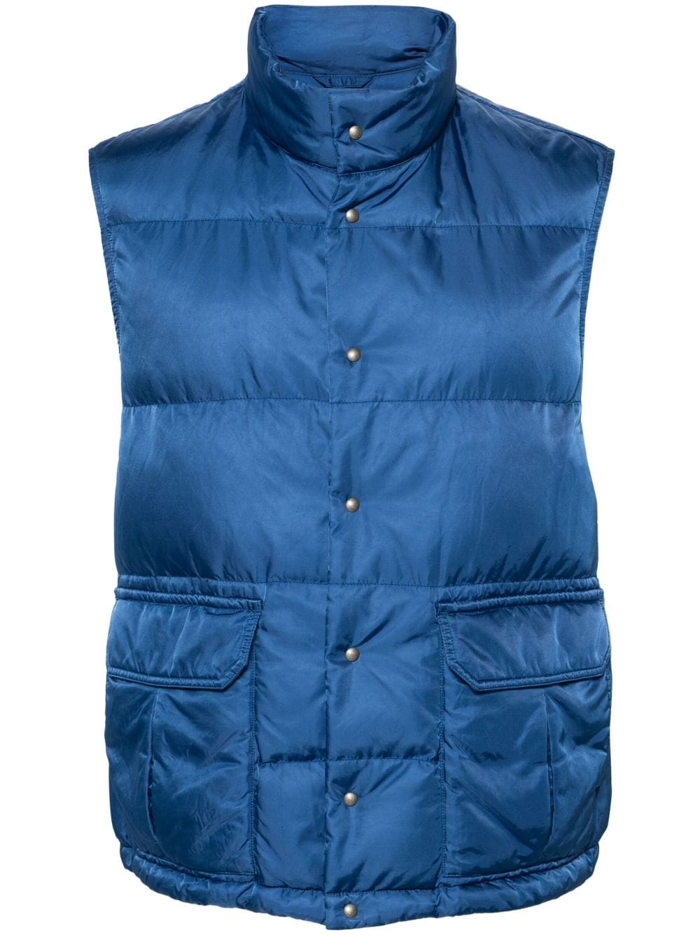 visvim Ulmer mock-neck down gilet - Blue von visvim