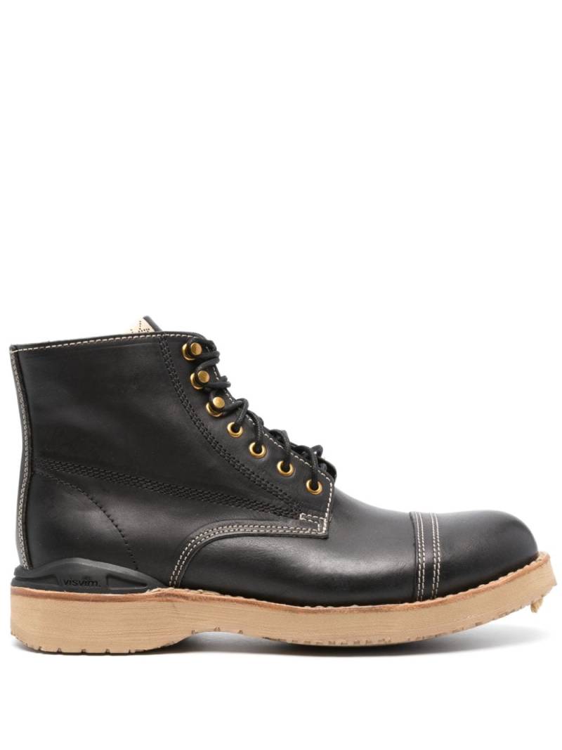 visvim Virgil Cap-folk leather boots - Black von visvim