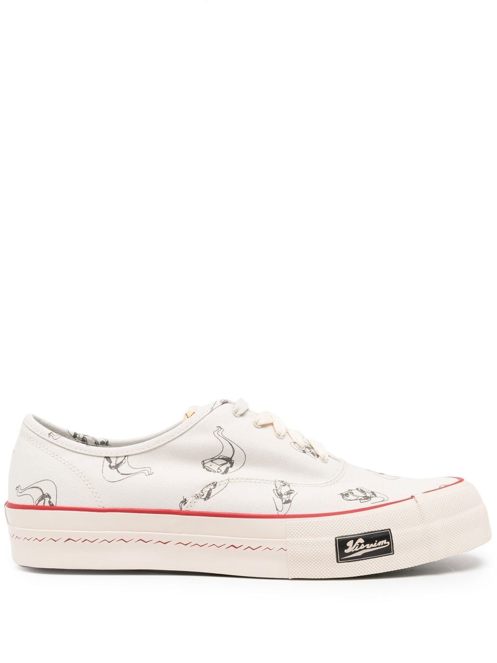 visvim logo-print sneakers - Grey von visvim