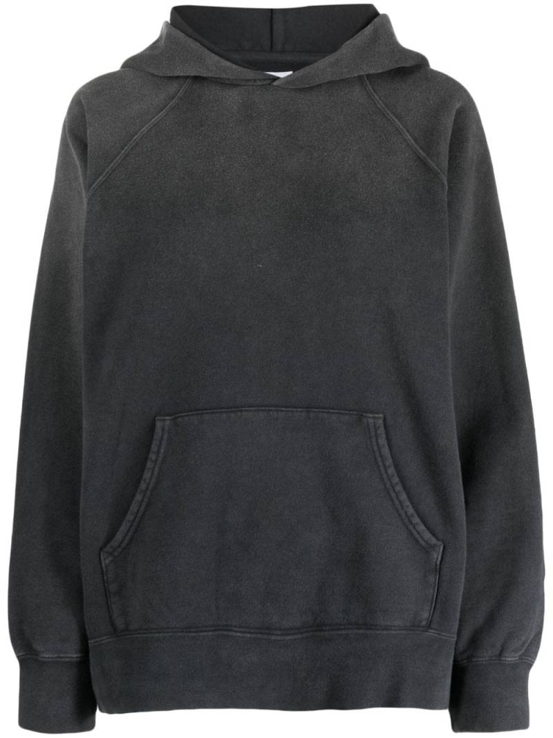 visvim pouch-pocket cotton hoodie - Grey von visvim