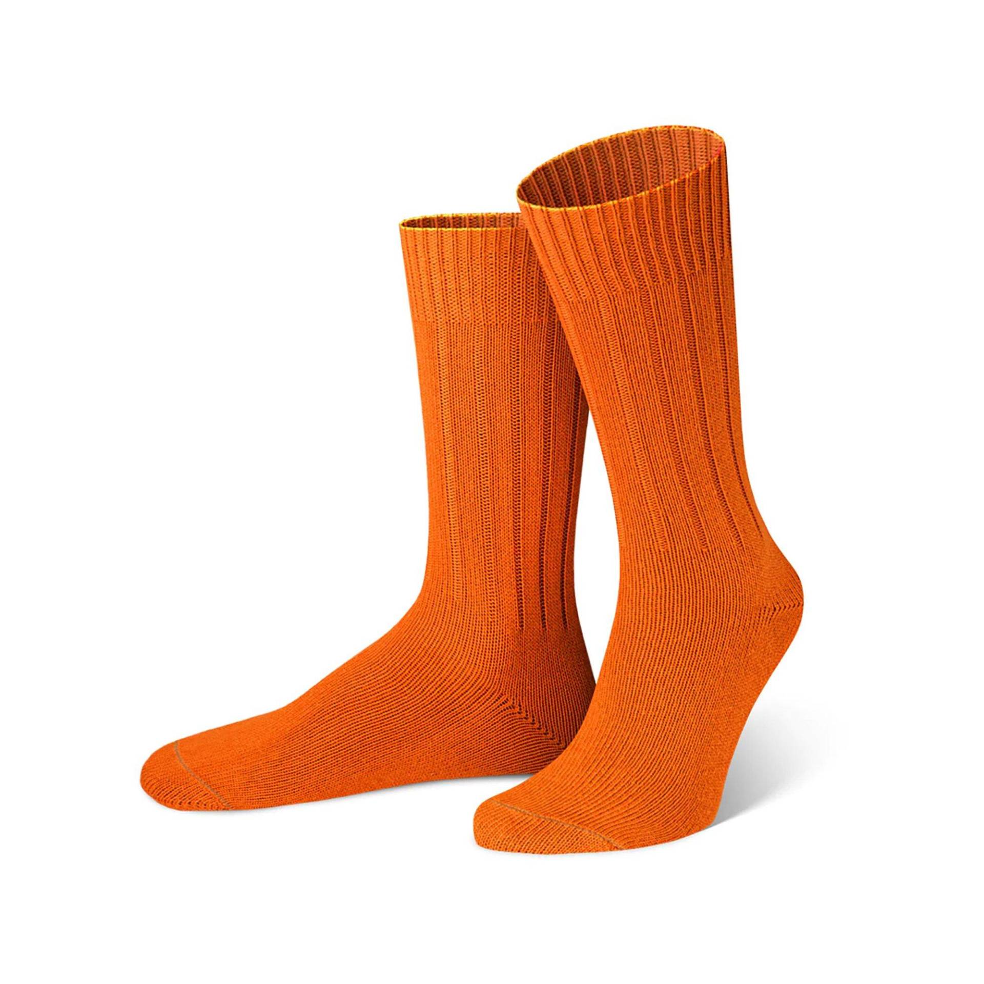 Socken Damen Orange 35-38 von von Jungfeld