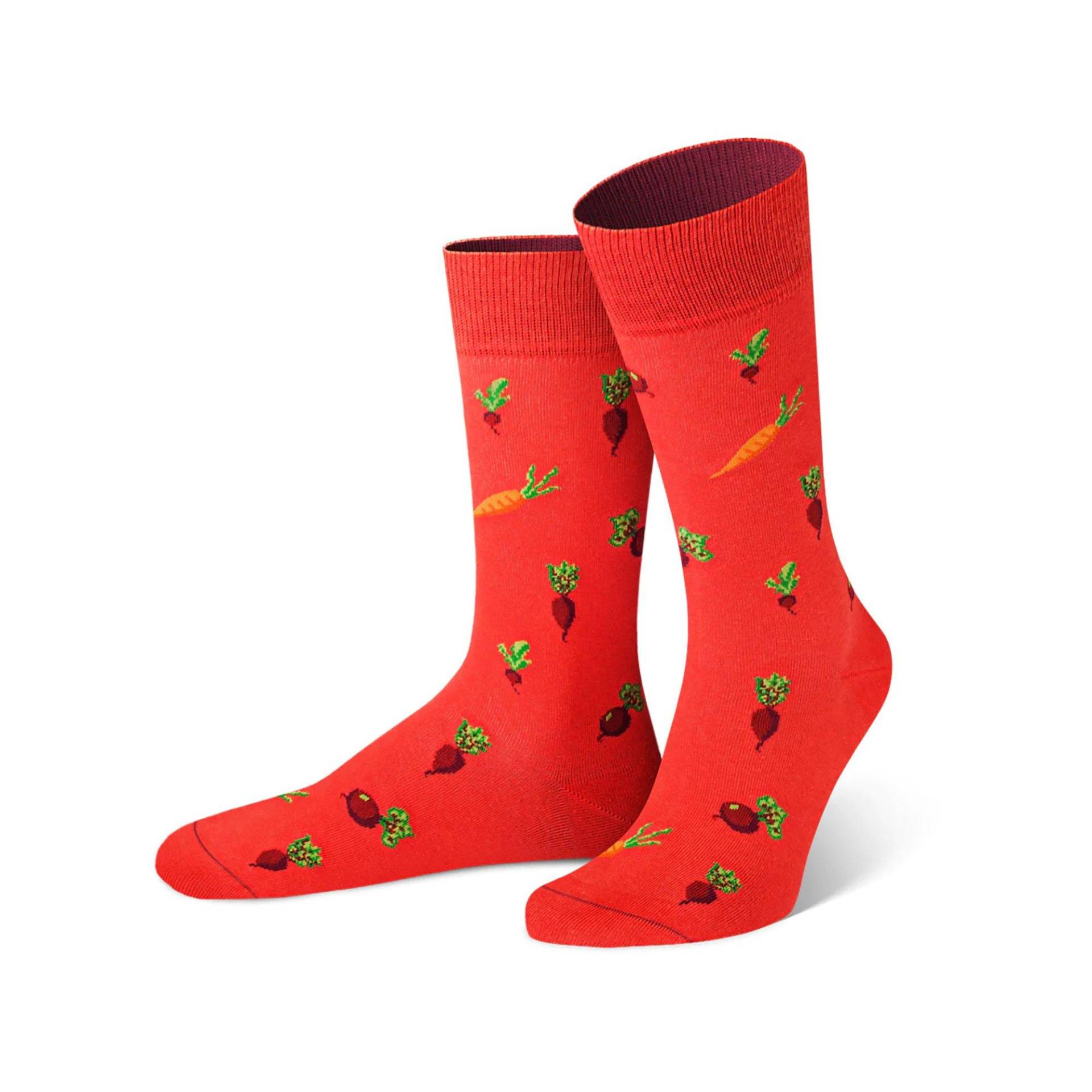 Socken Damen Rot 35-38 von von Jungfeld