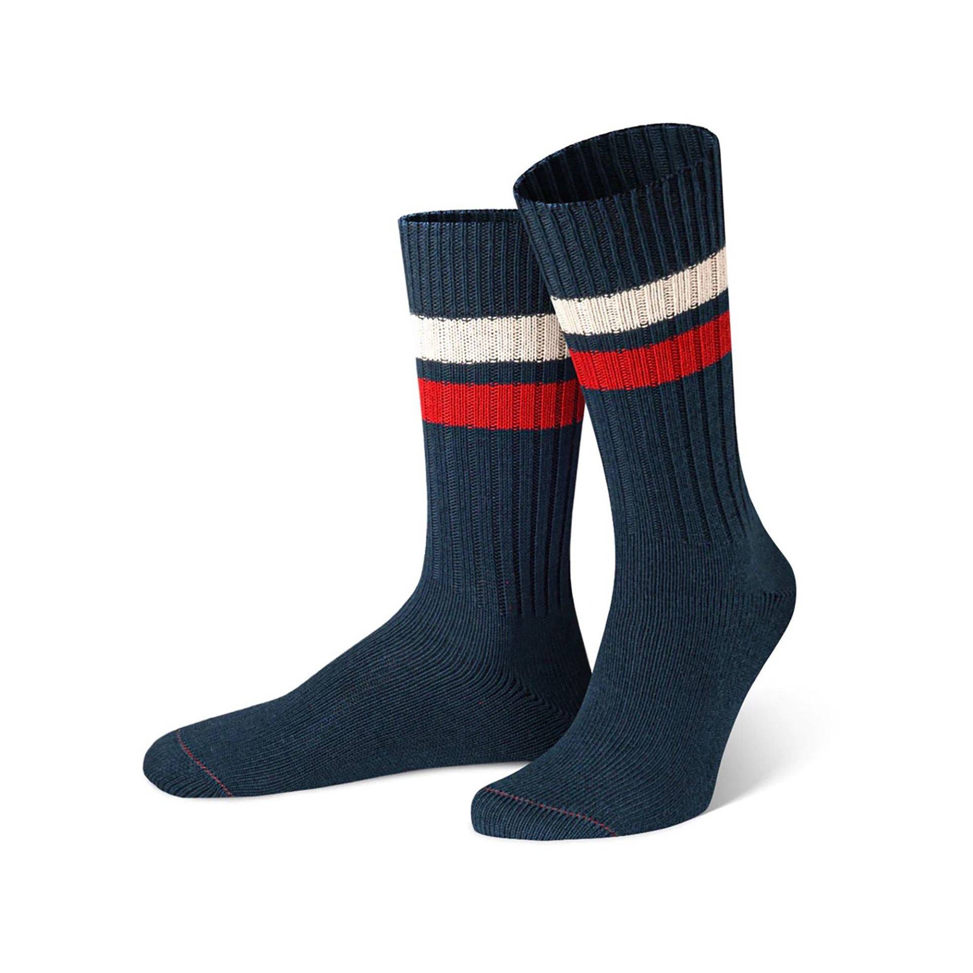 Wadenlange Socken Herren Marine 39-42 von von Jungfeld