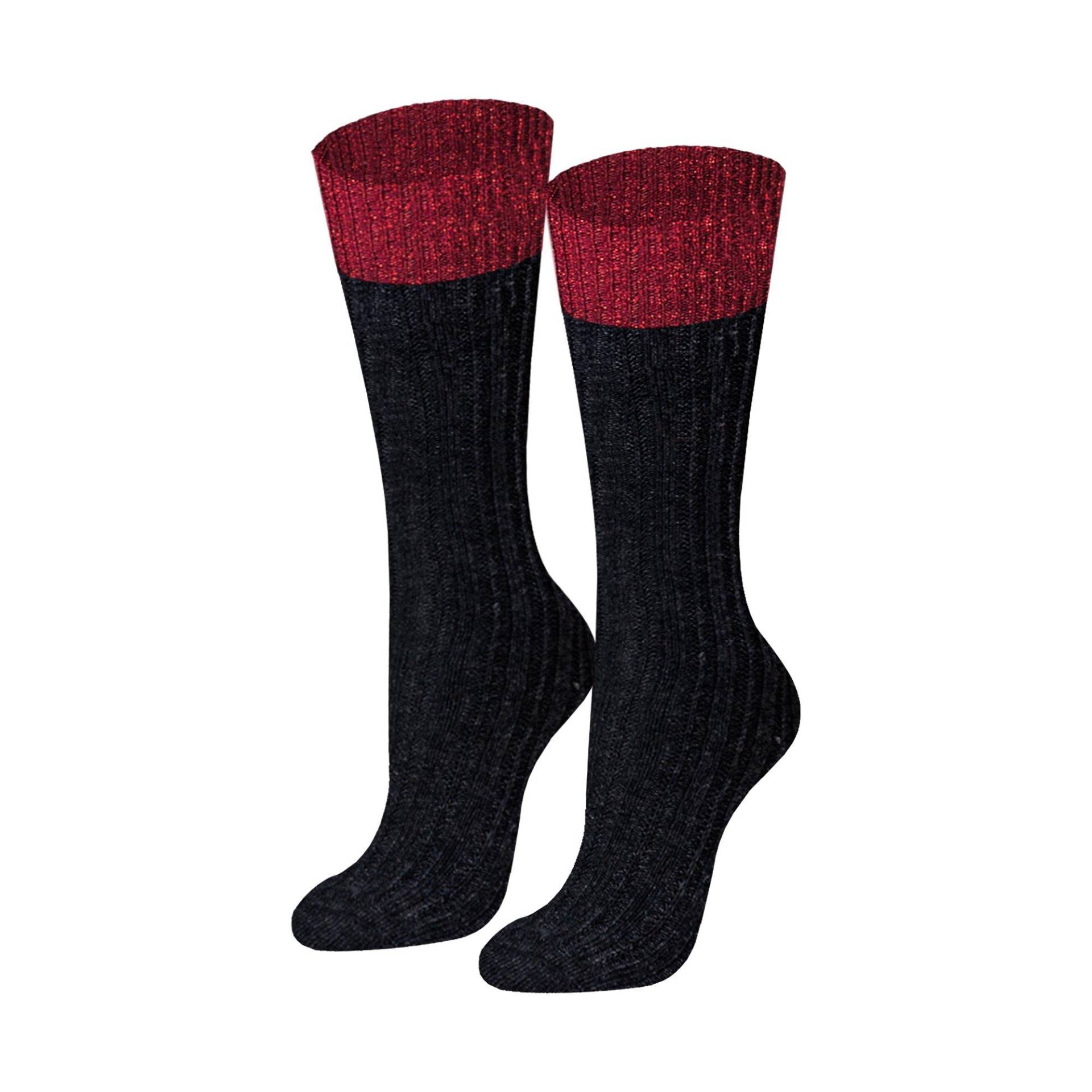 Socken Damen Black 39-42 von von Jungfeld