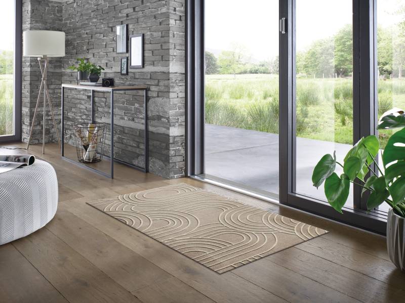 wash+dry by Kleen-Tex Teppich »Sand Twist«, rechteckig, 9 mm Höhe von wash+dry by Kleen-Tex