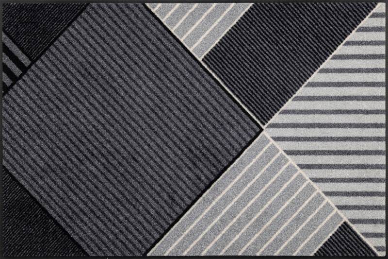 wash+dry by Kleen-Tex Teppich »Straight in Blocks«, rechteckig, 7 mm Höhe von wash+dry by Kleen-Tex