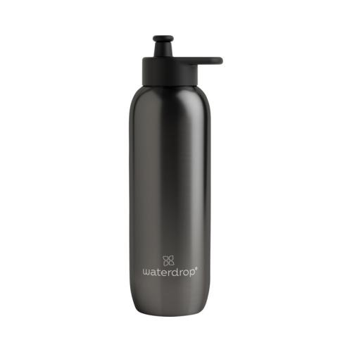 waterdrop Sports Bottle - Charcoal von waterdrop