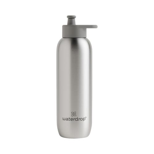 waterdrop Sports Bottle - Silver von waterdrop