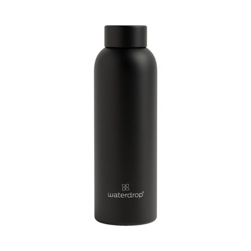 waterdrop Steel Bottle - Black Matt von waterdrop